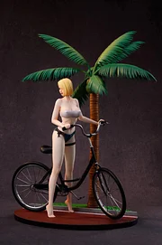 In-Stock SPICYCHICKEN(S.c)  - Summer Girl with Bike 1/6 Statue GK (Cast Off)