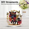 DIY Diamond Painting doppelseitige Ornamente Set für alle Altersgruppen (Einhorn)
