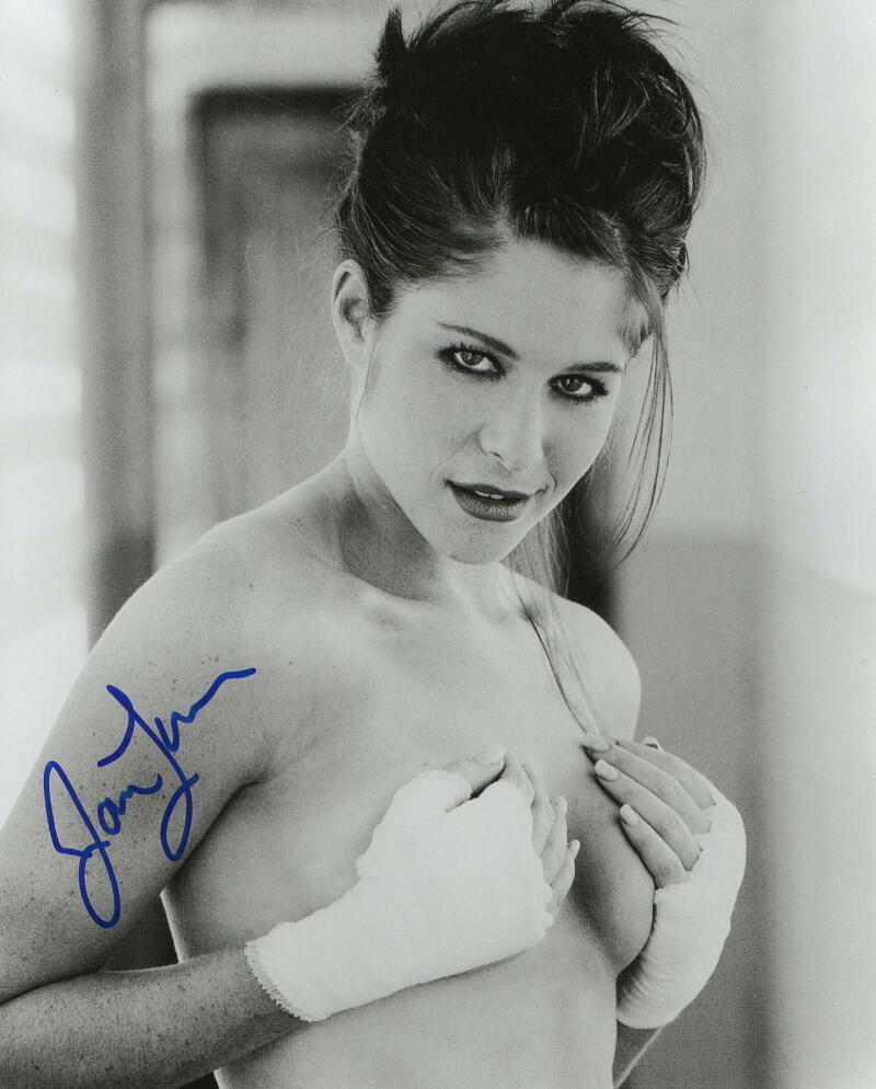 JAMIE LUNER SIGNED AUTOGRAPH 8X10 Photo Poster painting - SEXY JUST THE TEN OF US, SAVANNAH STAR