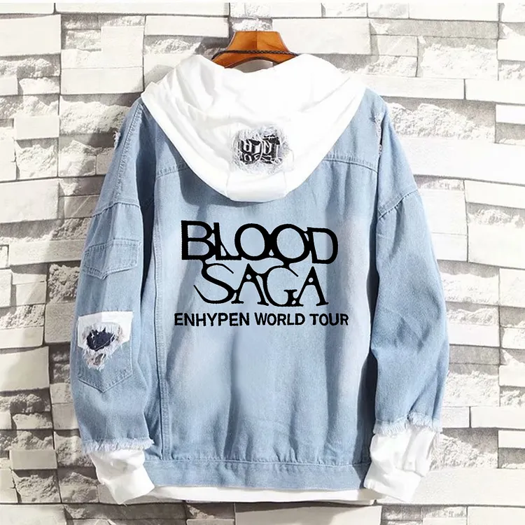 ENHYPEN Blood Saga World Tour Demnie Jacket Hoodie