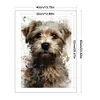 West Highland Terrier-11CT Stamped Cross Stitch 40*60cm(Big Size)