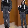📢📢50% DE R&Eacute;DUCTION！！！🎁Pantalon droit &agrave; carreaux pour femme