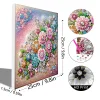 (Pre-Framed)Flowers-Special Shape Diamond Painting Kit(25x25cm)