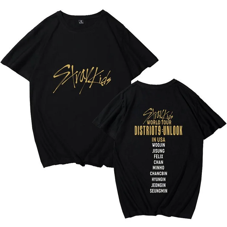 World Candy Tour T-shirt Color Stray Kids