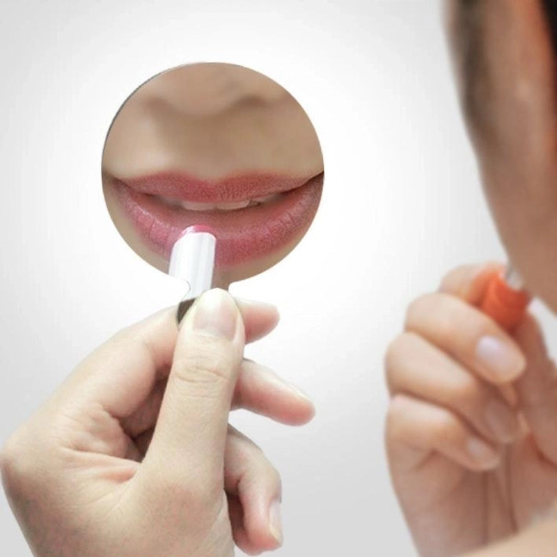 Minimalist Solid Color Pu Leather Mirror 1 Piece