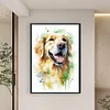 (Stamped/Counted) Golden Retriever-11CT Cross Stitch 40*60cm(Big Size)