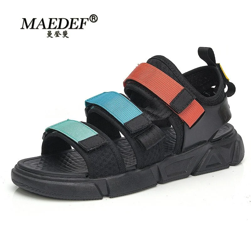 MAEDEF Classic Men's Sandals Summer Sandals Men Outdoor Casual Lightweight Beach Sandal Waterproof Fashion for Male Size 38-44