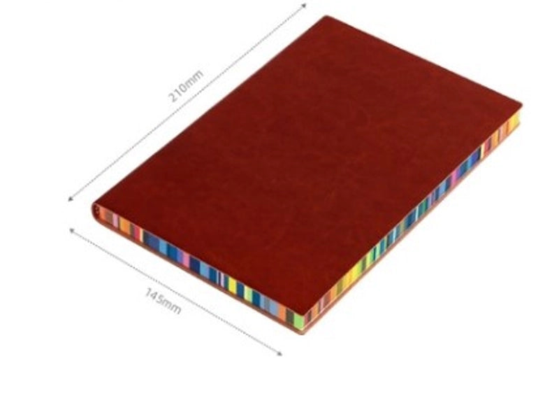 1 Piece Multicolor Learning School Pu Leather Paper Casual Vacation Notebook