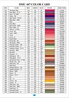 Diamond Painting Full Range 447 DMC Diamond Color Card Rhinestone Color Identification Card Square / Round Diamond