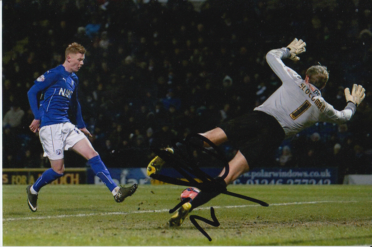 CHESTERFIELD HAND SIGNED SAM CLUCAS 6X4 Photo Poster painting 2.