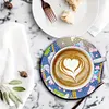6pcs DIY Diamond Painting Coaster Kit - Flower