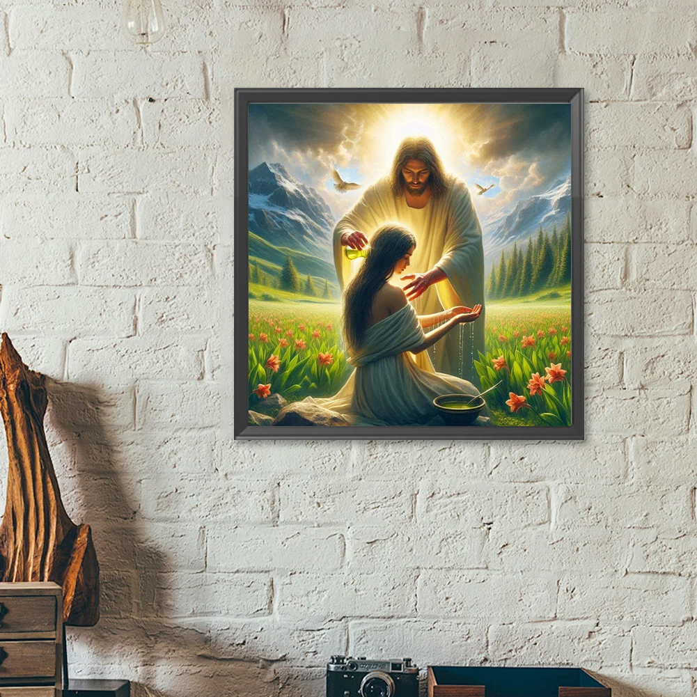 Diamond Painting - Full Round Drill - Jesus(Canvas|40*40cm)