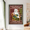 That'S What I Do I Read Books I Drink Wine And I Know Things-11CT Stamped Cross Stitch 40*60cm tapestrymarket