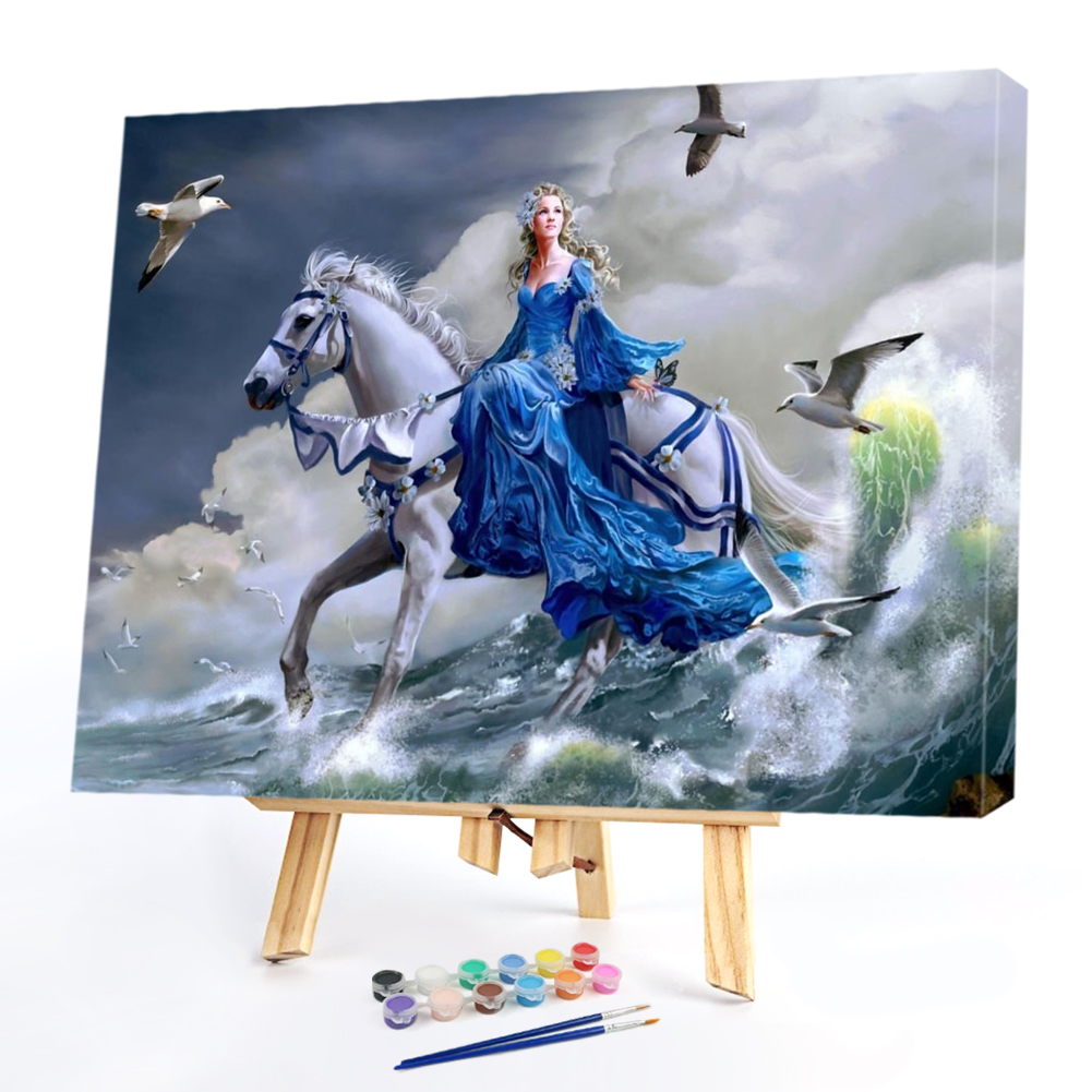 

40*50CM Paint By Numbers-Horse Riding, 501 Original