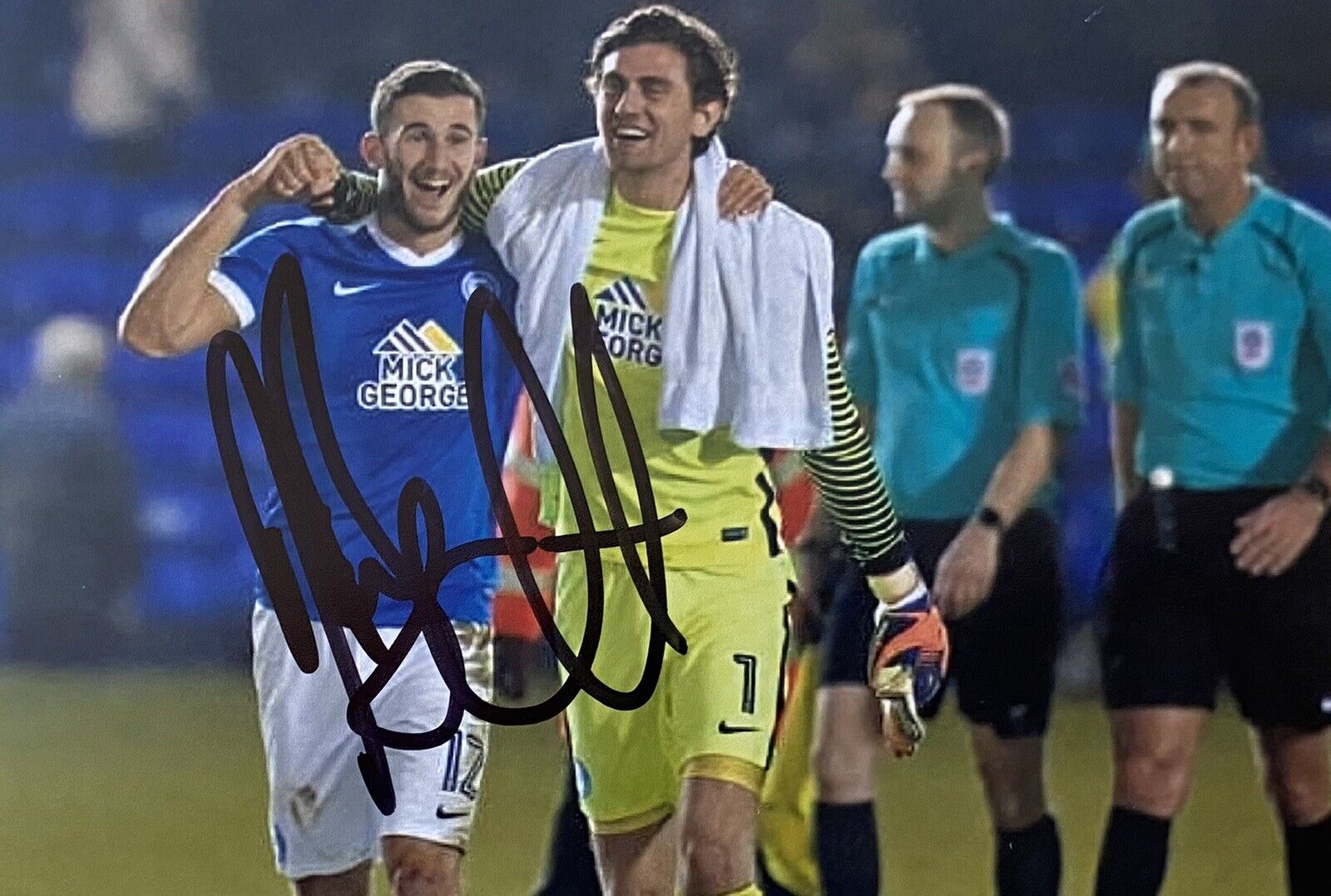 Dominic Ball Genuine Hand Signed Peterborough United 6X4 Photo Poster painting