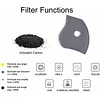 Cycling Face Mask with Active Carbon Filter Dust-Proof Breathable