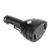 3 in1 Car Cigarette 12V Dual USB Charger LED Thermometer Voltmeter