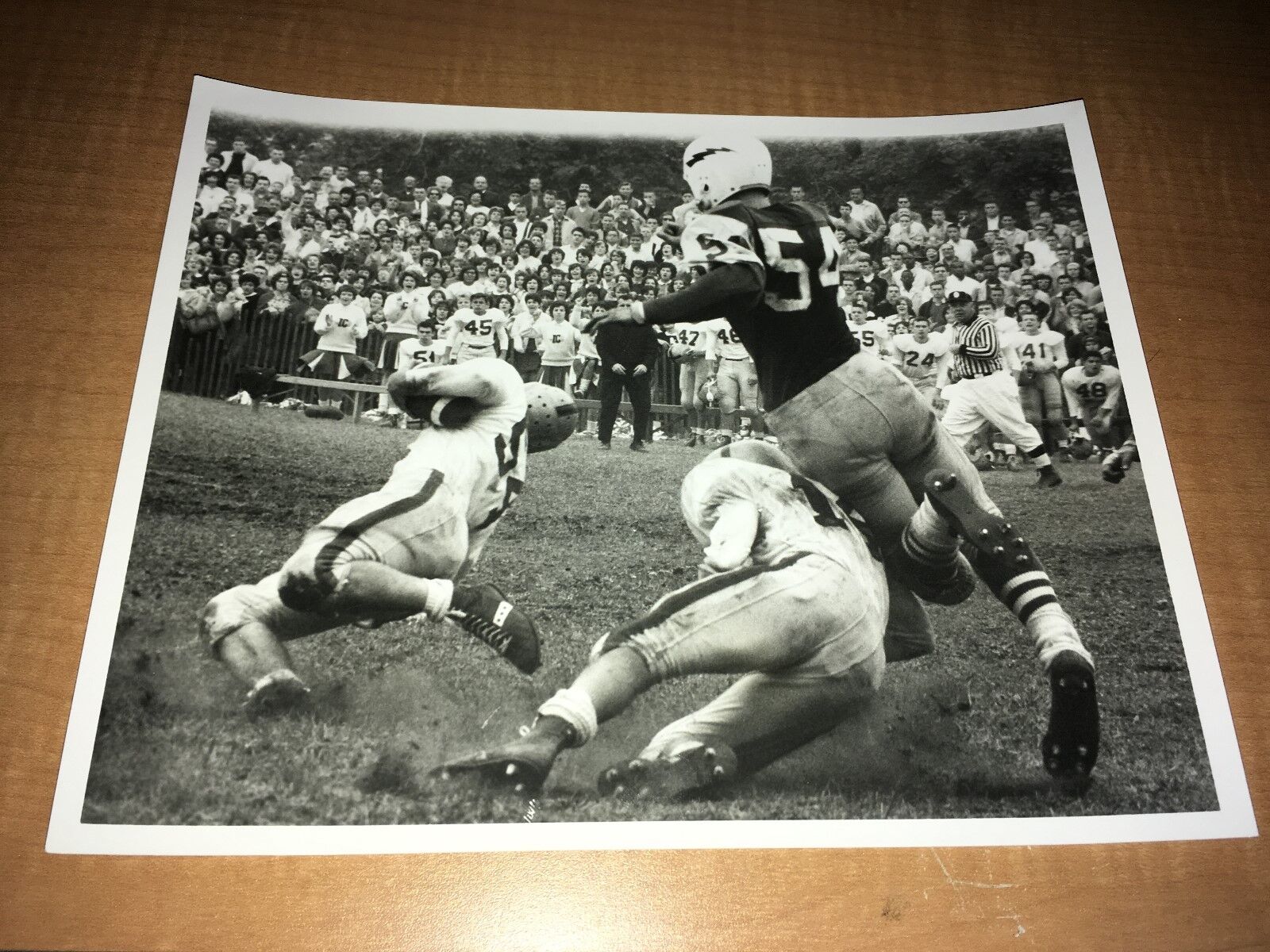 1960's Immaculate Conception Highl Montclair NJ 8x10 Original Football Photo Poster painting