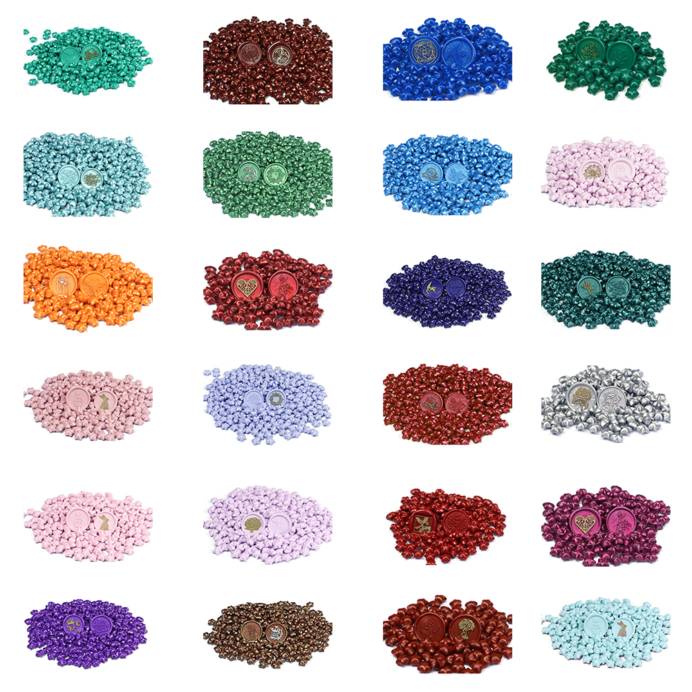 100pcs Star Retro Sealing Wax Bead Fire Painting Grain for Stamp Wedding
