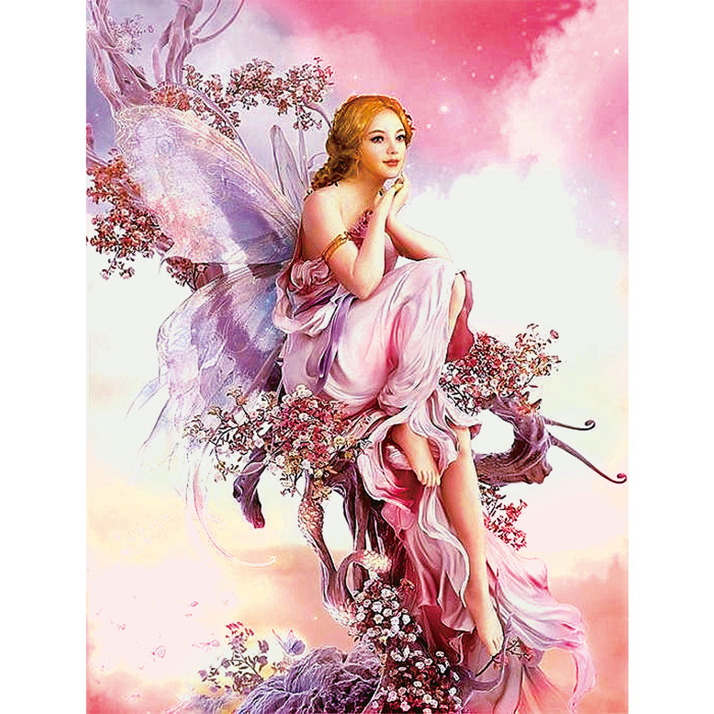 

Fairy Butterfly - Special Shaped Diamond Painting - 32*45CM, 501 Original