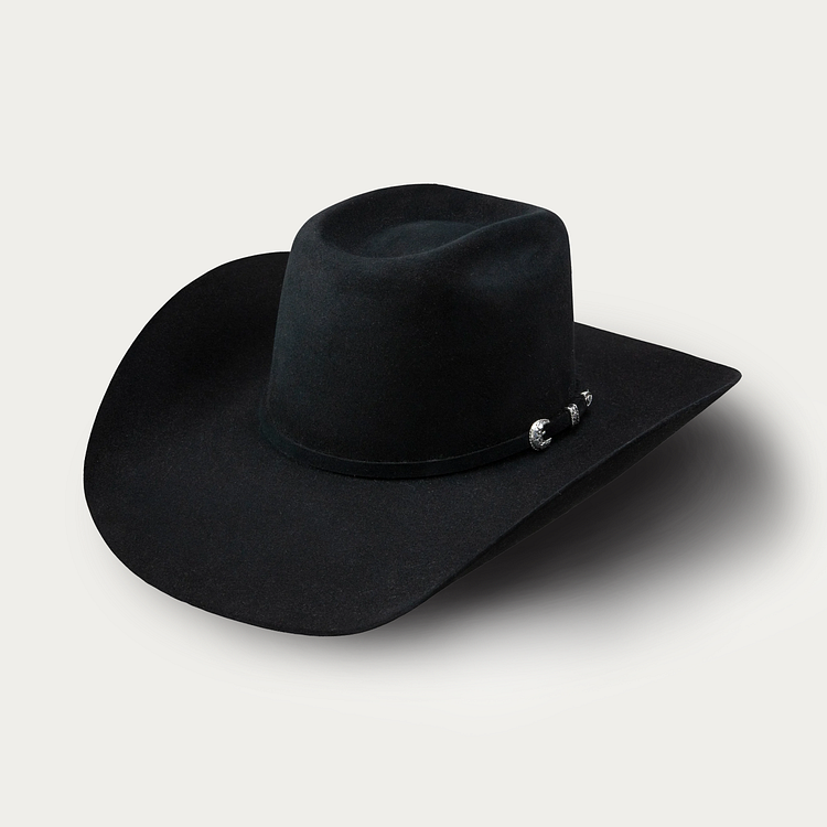 THE SP 100X Premier Cowboy Hat - Black-Made in Texas U.S.A.
