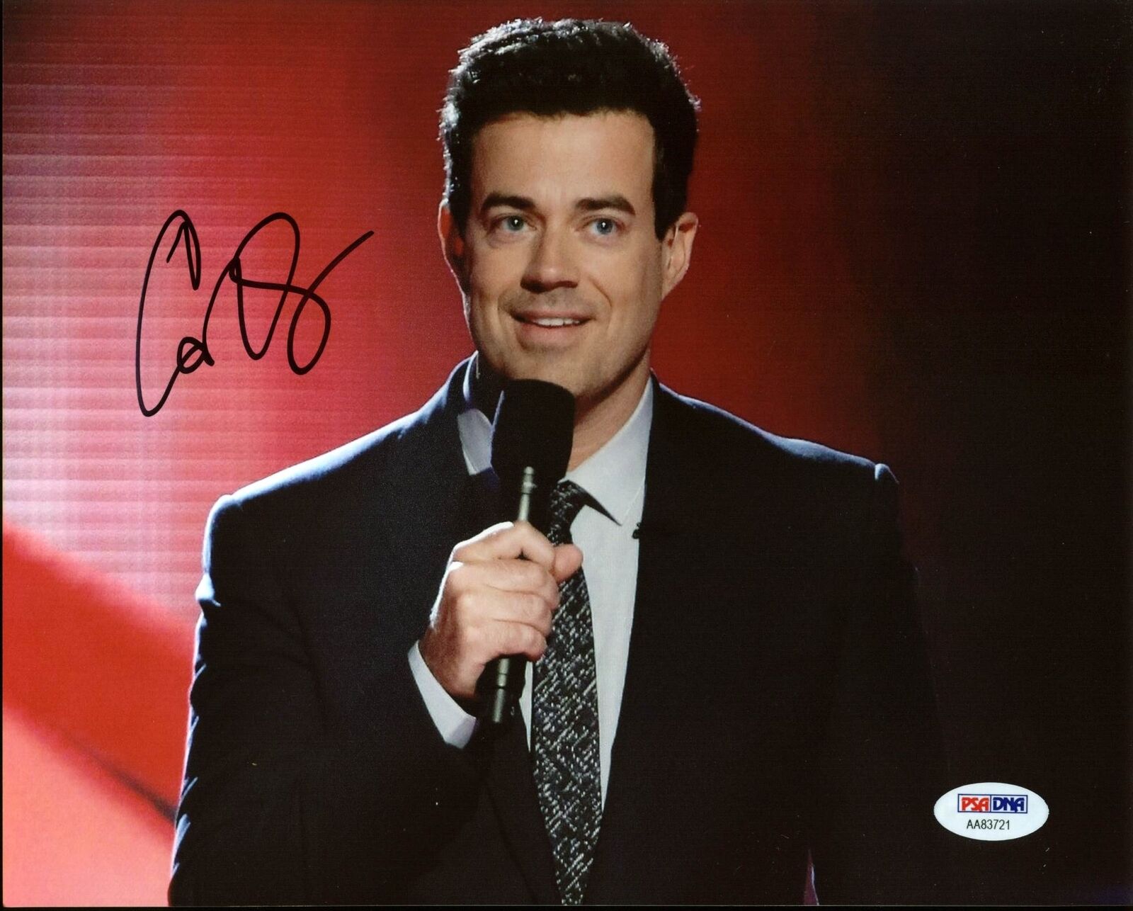 Carson Daly Last Call with Carson Daly Authentic Signed 8X10 Photo Poster painting PSA #AA83721