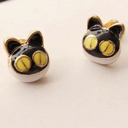 I am Cute Kitty Earrings SP152543