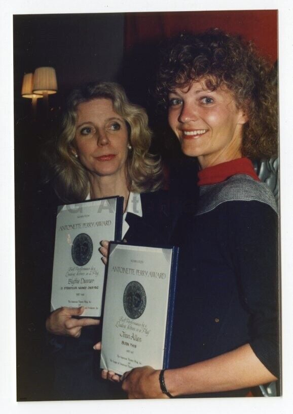 Blythe Danner, Joan Allen - Unpublished Photo Poster paintinggraph by Peter Warrack