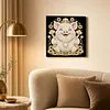 DIY Pearl Painting Pig for Home Wall Decor with Frame(30x30cm)