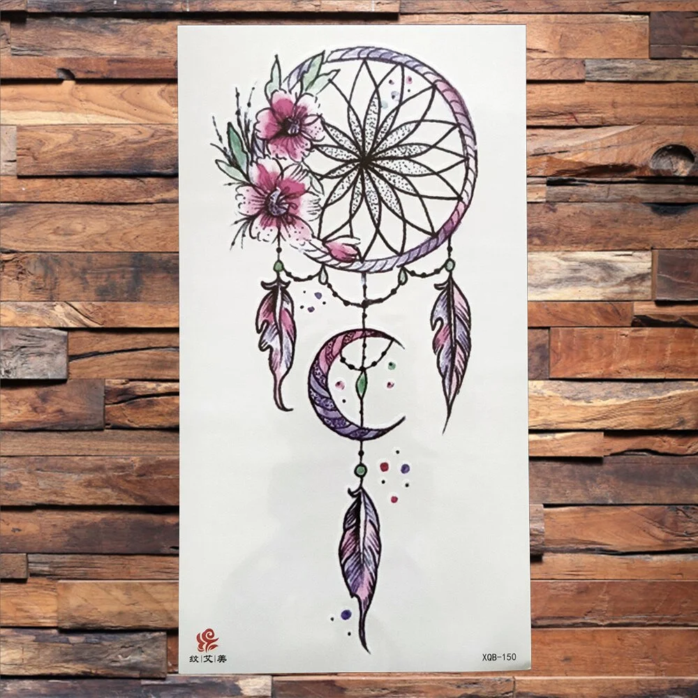 Black Dragon King Temporary Tattoo For Men Women Tree Snake Flower Tattoos Waterproof Unique Sword Flash Fake Tatoos Armbands