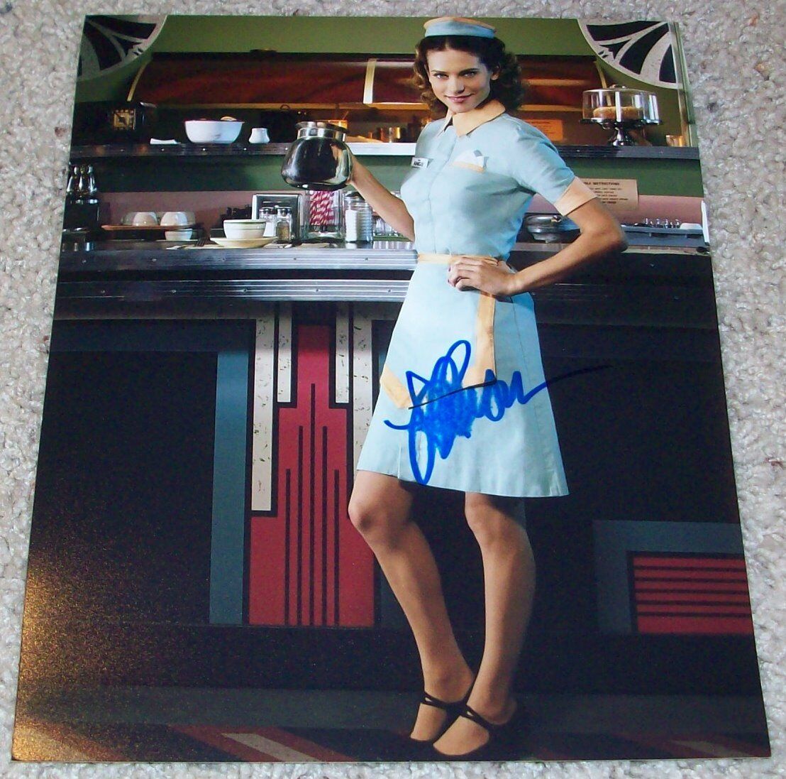 LYNDSY FONSECA SIGNED AUTOGRAPH AGENT CARTER 8x10 Photo Poster painting B w/EXACT VIDEO PROOF