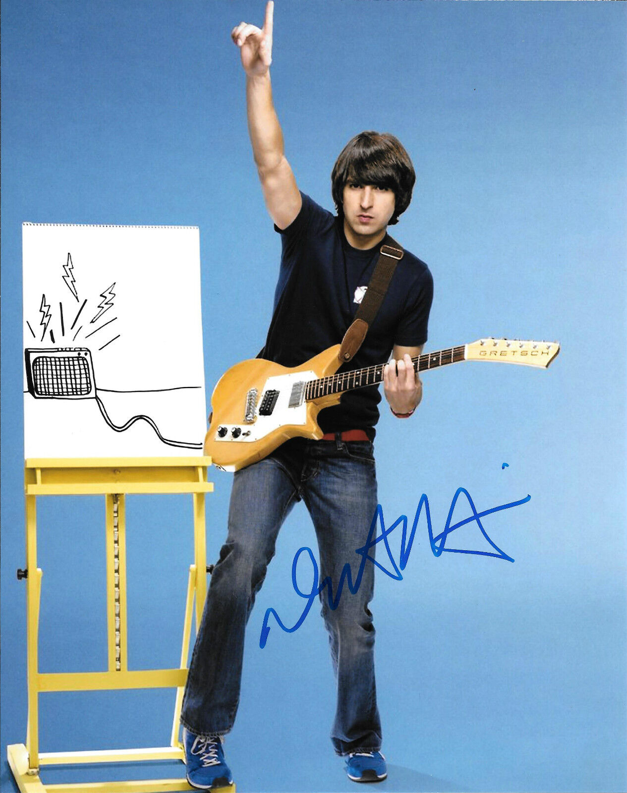 GFA Stand-up Comedian * DEMETRI MARTIN * Signed 8x10 Photo Poster painting D7 COA