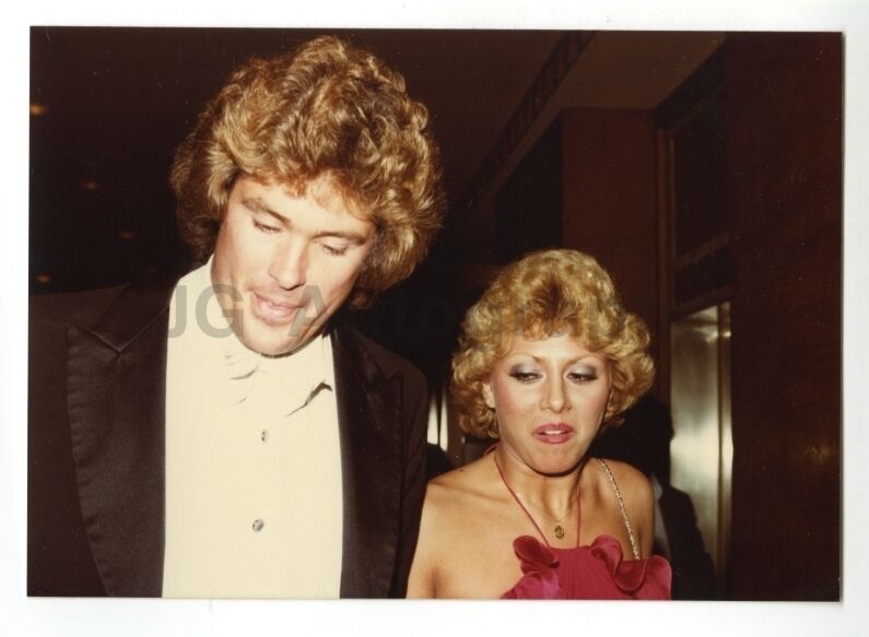 Wanda Richert & David Hasselhoff - Vintage Candid Photo Poster paintinggraph by Peter Warrack