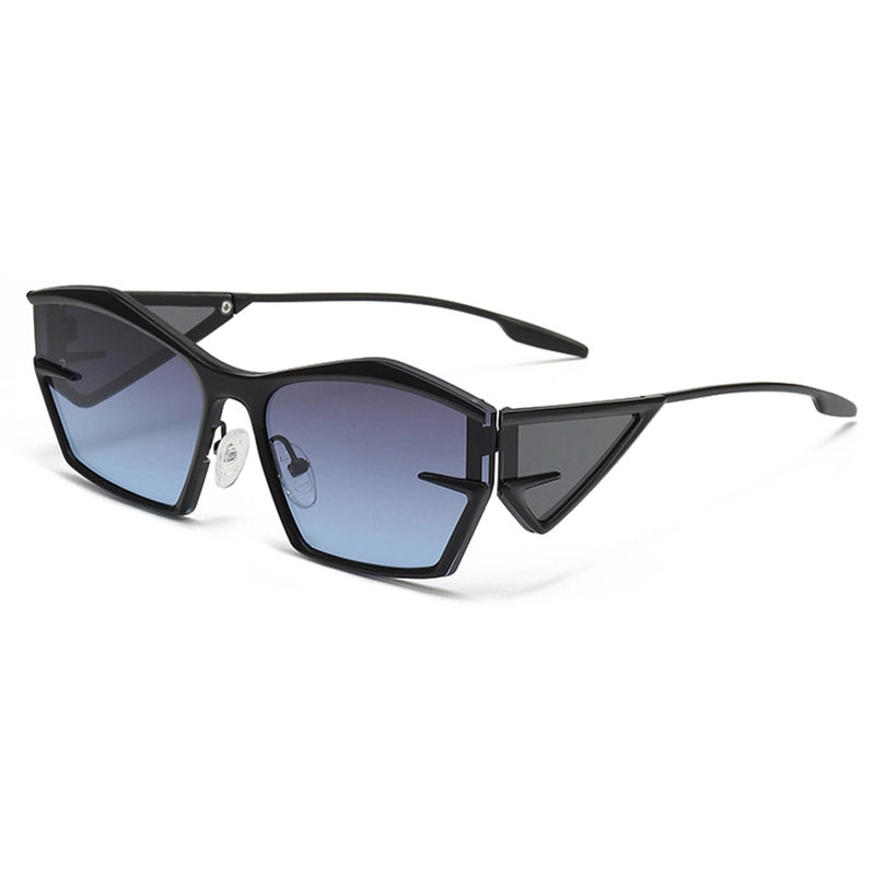 Casual Minimalist Color Block Solid Color Pc Special-Shaped Mirror Full Frame Women’s Sunglasses