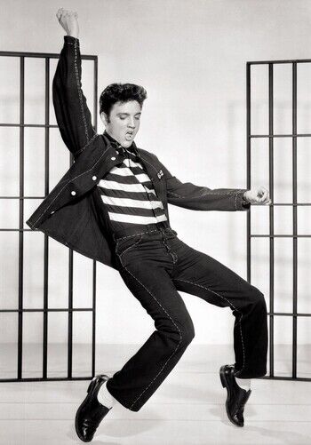 ELVIS PRESLEY POSTER - JAILHOUSE ROCK - Photo Poster painting POSTER INSERT -  POSTAGE!