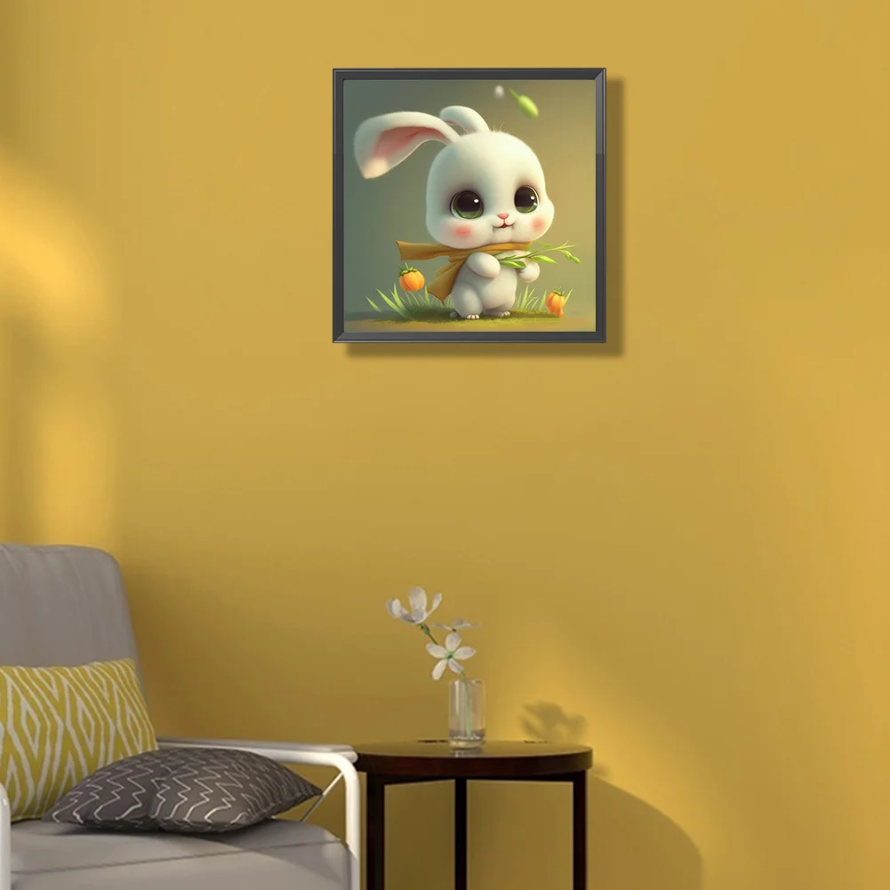 Diamond Painting - Full Round Drill - Rabbit(30*30cm)
