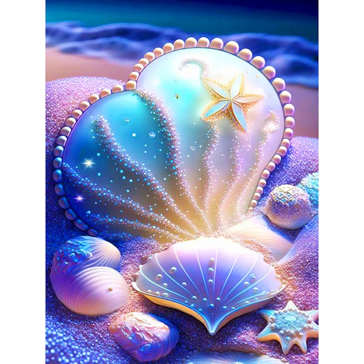 Dream Love Shell 30*40CM(Canvas) Full Round Drill Diamond Painting gbfke