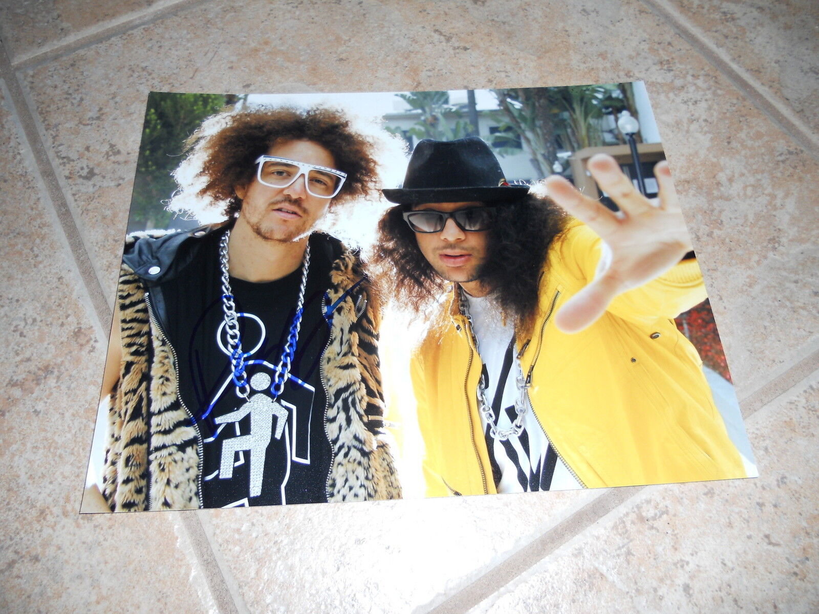 LMFAO RedFoo Sexy Signed Autographed 8x10 Photo Poster painting PSA Guaranteed #3