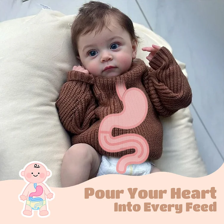 Full Body Silicone Reborn Babies with Drink and Wet System, 12"/16" Cute Newborn Girl Doll