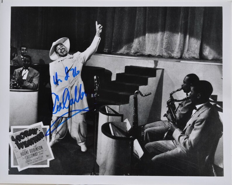 CAB CALLOWAY SIGNED Autographed Photo Poster painting Stormy Weather The Blues Brothers wcoa