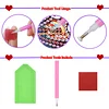 DIY Gem Butterfly Heart Diamond Painting Wooden Tube Vase