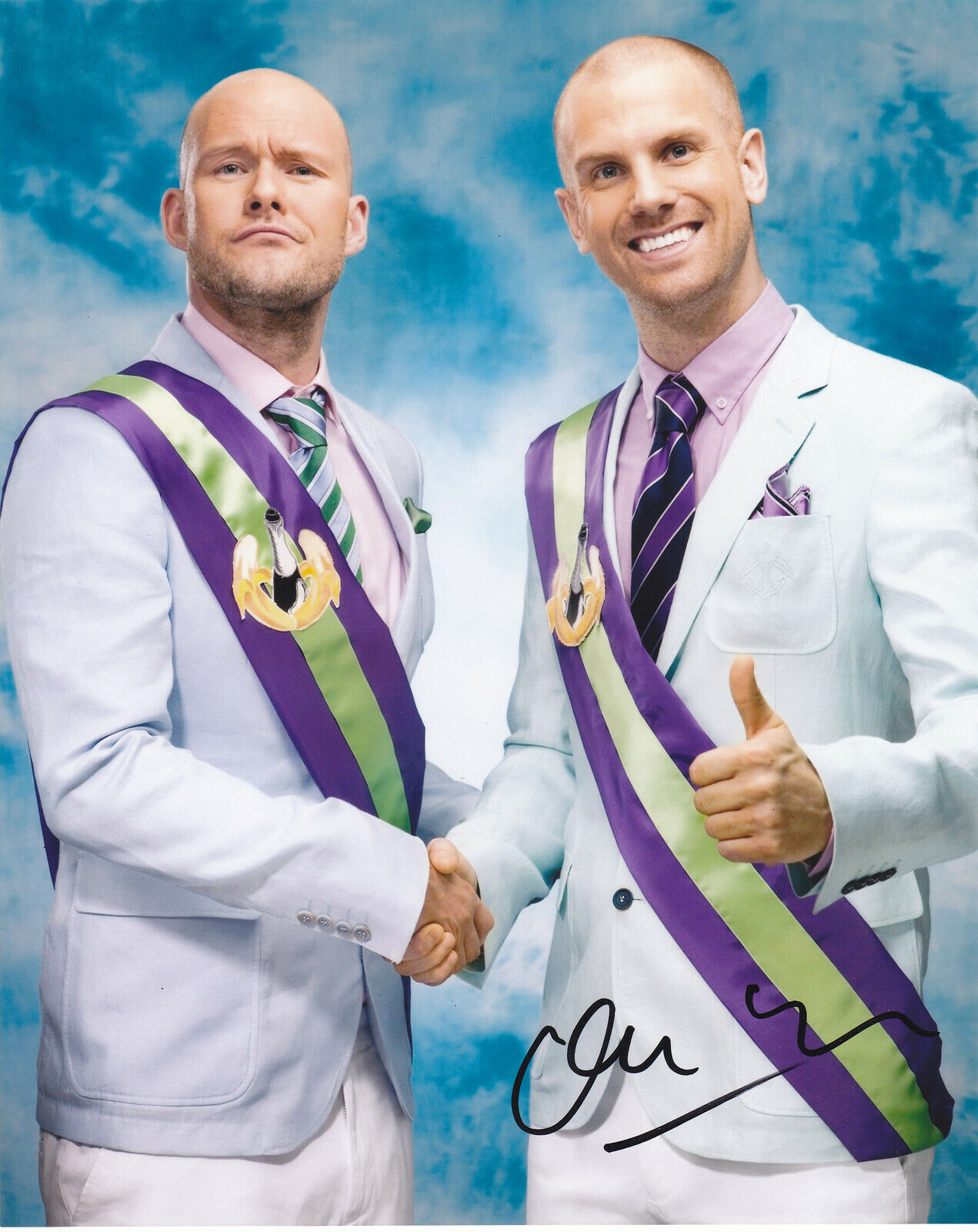 DADA LIFE SIGNED AUTOGRAPH OLLE EDM BIG HOUSE MUSIC 8X10 Photo Poster painting EXACT PROOF