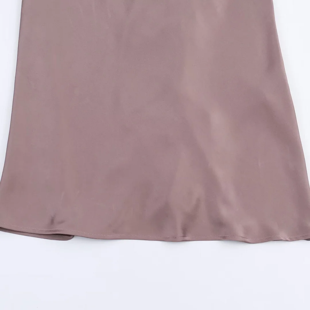 Nigikala Nigikala Women's Explosive Fashion Lace Edge Silk Stender Stender Sizzle Dress