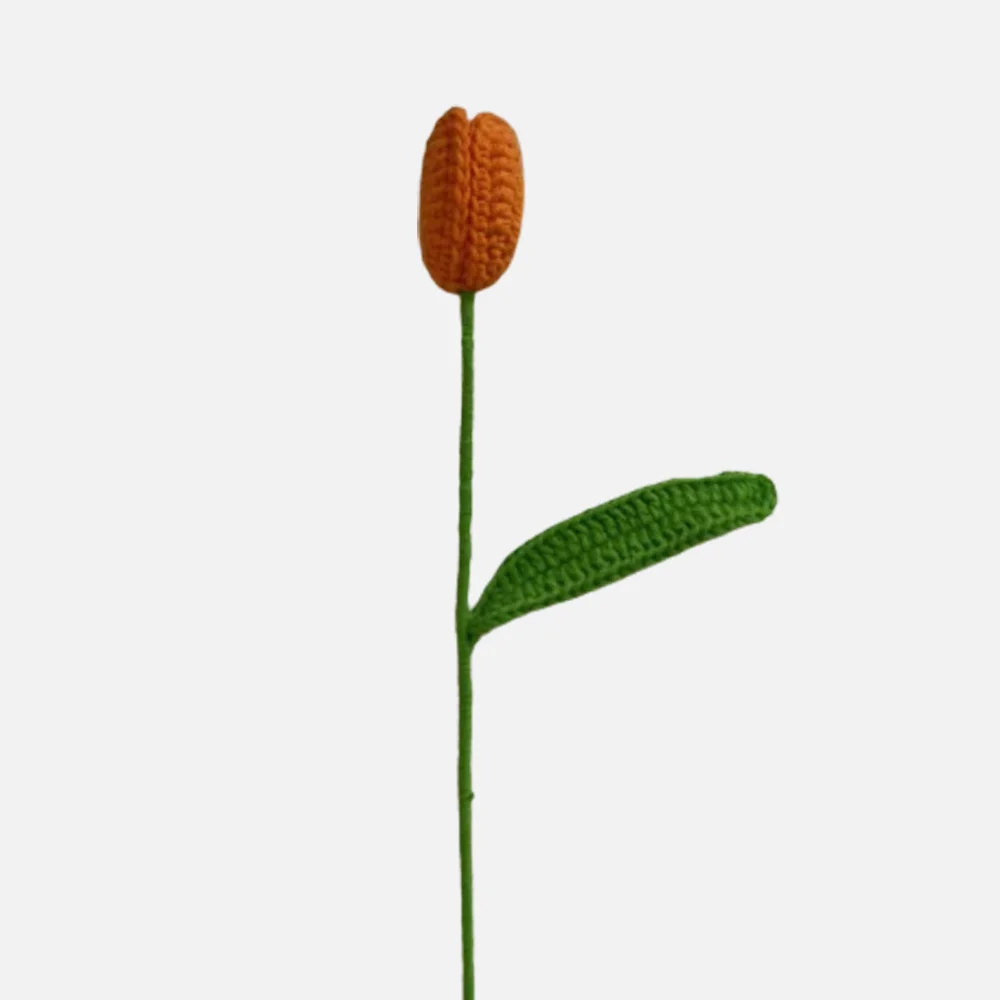 Creative hand-woven simulation bouquet tulip interior decoration