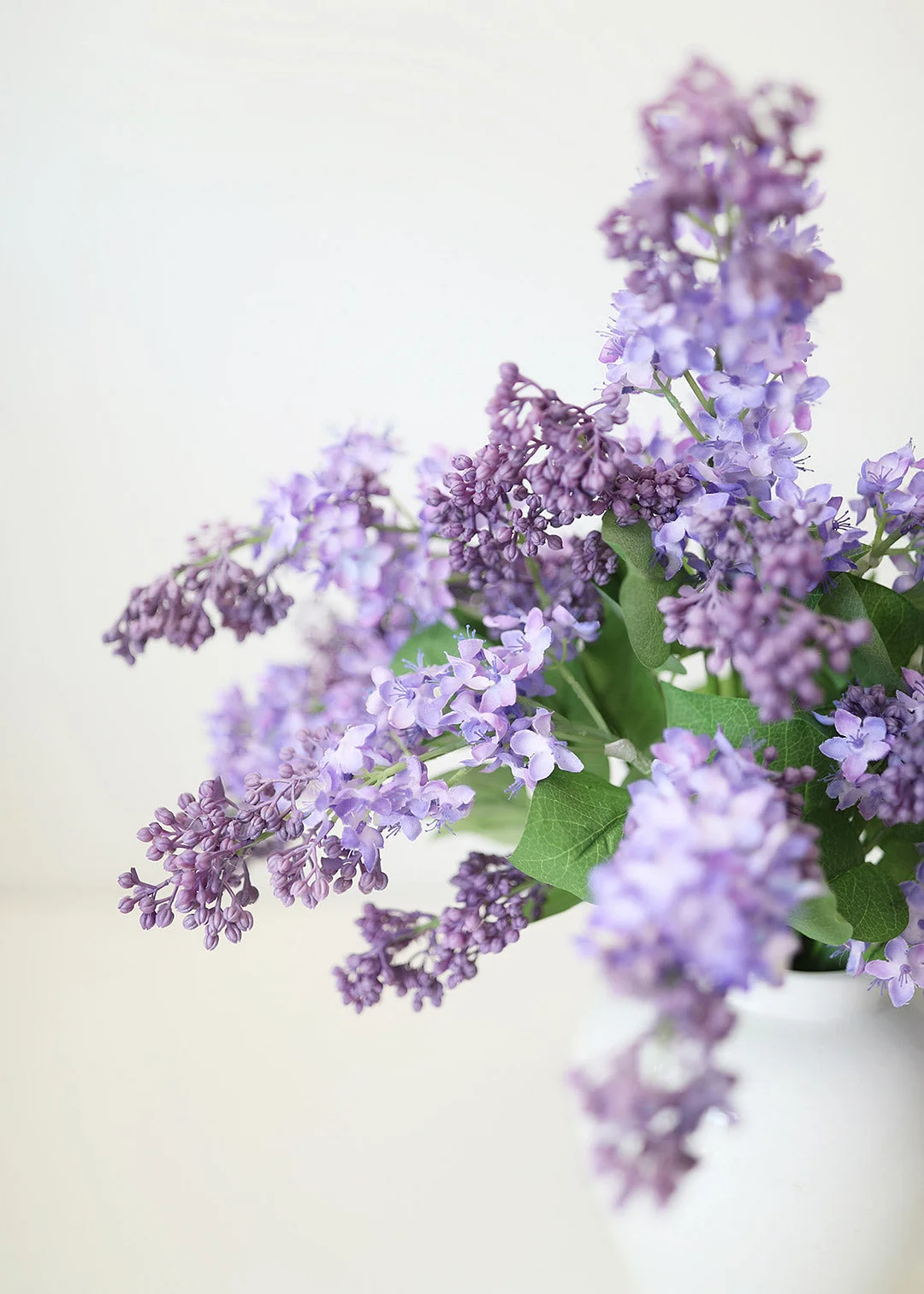 Purple Artificial Lilac Flower Branch - 34.5"