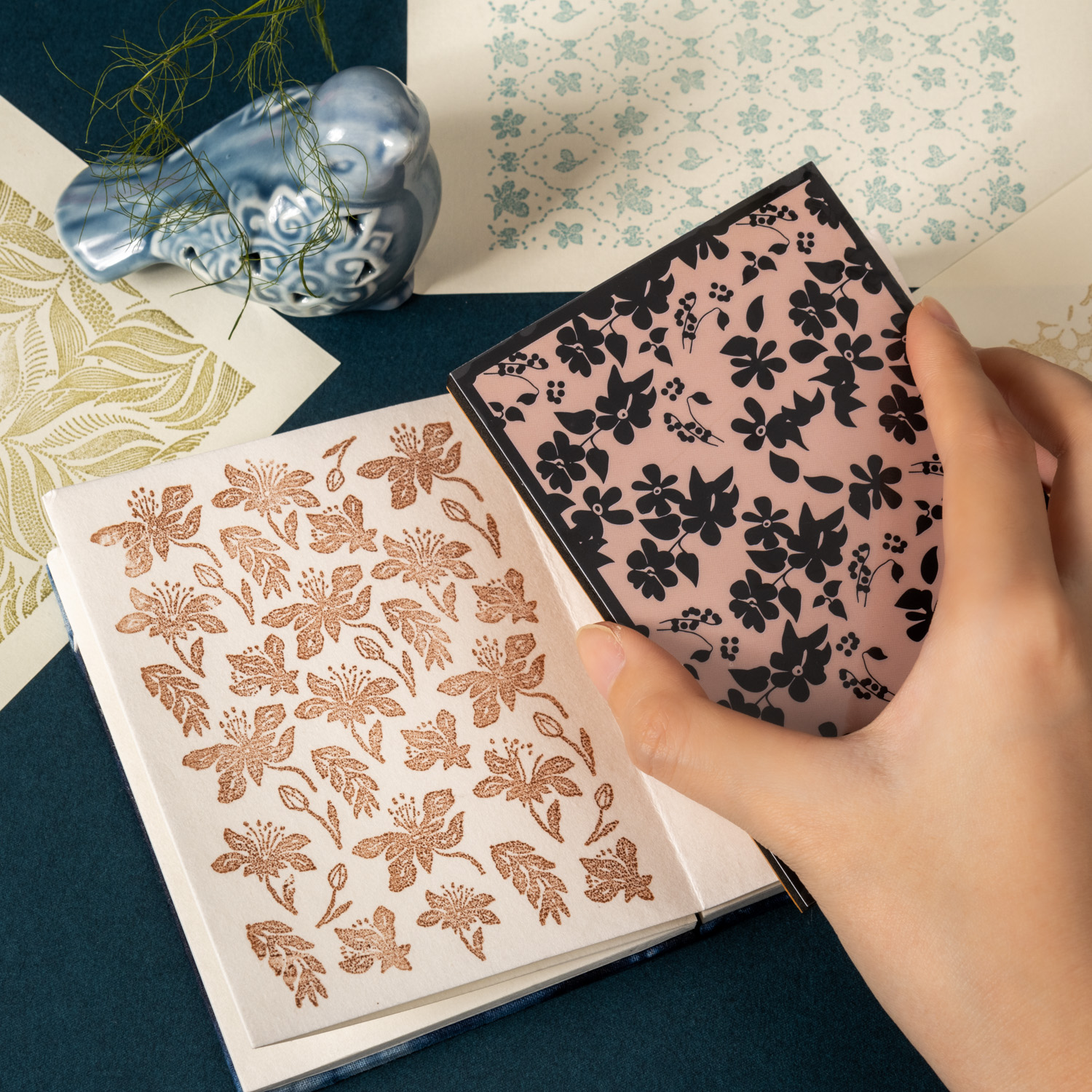 스펀지 스탬프 - 플라워 포 유 시리즈 빈티지 식물 플로럴 레이스