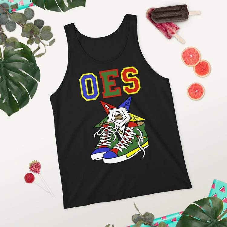 Order of the Eastern Star OES Style Unisex Tank Top