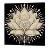Kits d&rsquo;art en perles en forme de lotus bricolage avec cadre 11,81x11,81 pouces peintures en perles, arts plastiques pour adultes d&eacute;butants, d&eacute;coration murale
