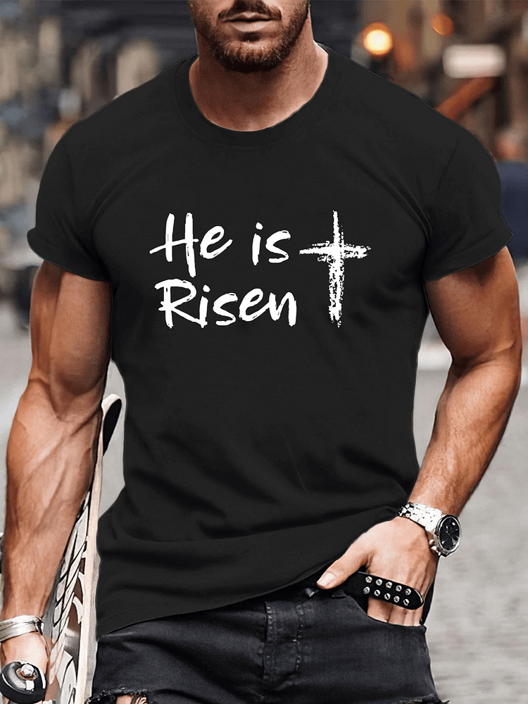 He is Risen, Men's T-Shirts