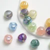 100PCS Colorful Shimmer Acrylic Beads for DIY Bracelet Key Chain